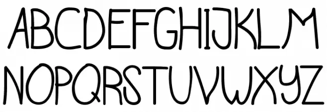 latian Regular Schriftart Groß