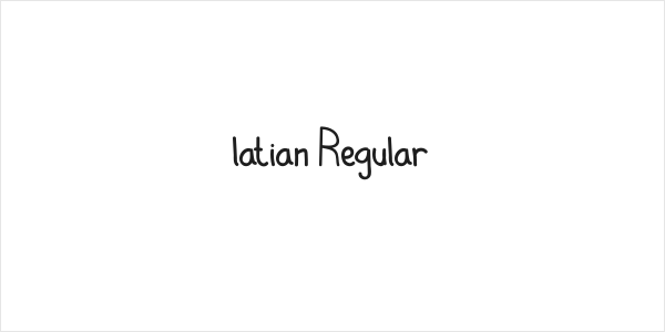 latian Regular Logo