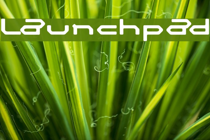 launchpad Font examples