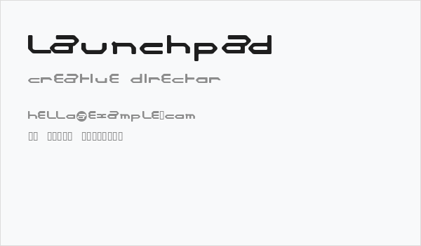 launchpad Business Card