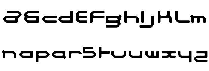 launchpad Font LOWERCASE