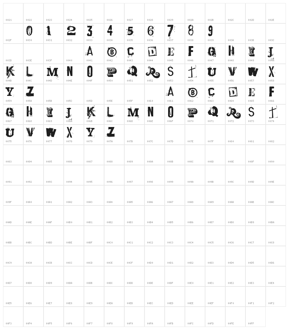 laundromat 1967 Character Map