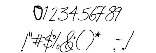 lauralinda Font OTHER CHARS