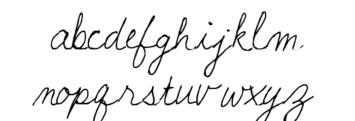 lauralinda Font LOWERCASE