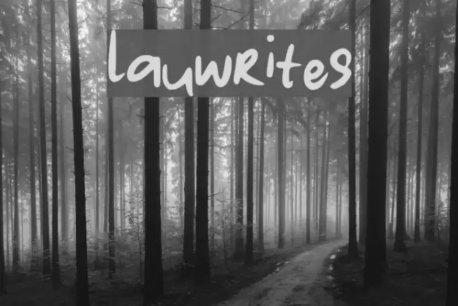 lauwrites Font examples