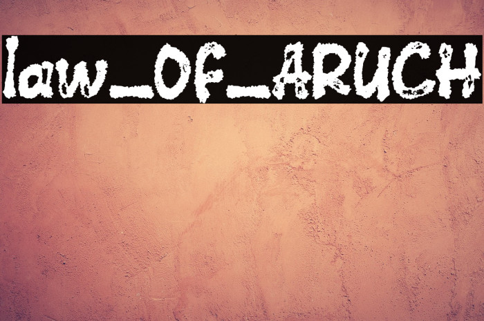 law_OF_ARUCH Example 1