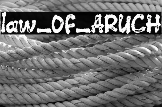 law_OF_ARUCH Caratteri examples
