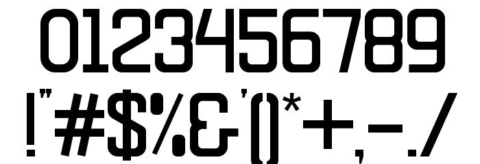 laxero Font OTHER CHARS