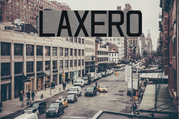laxero Font examples