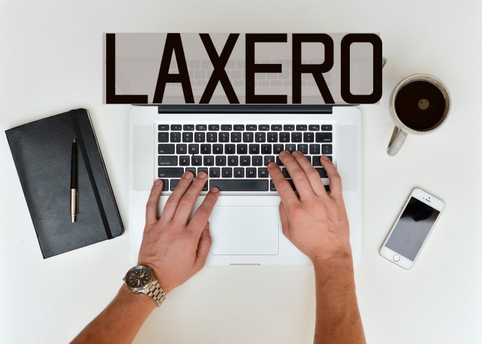laxero Font examples