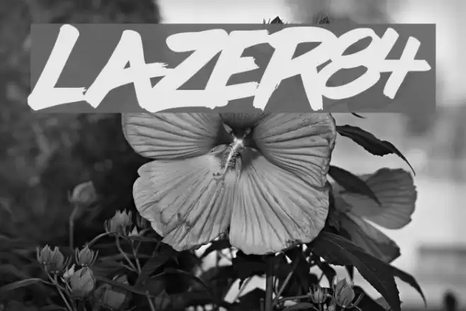 lazer84 Font examples