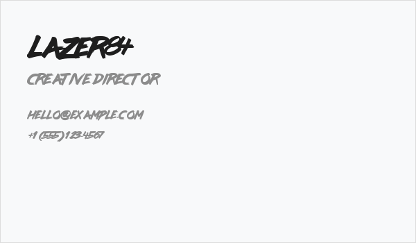 lazer84 Business Card