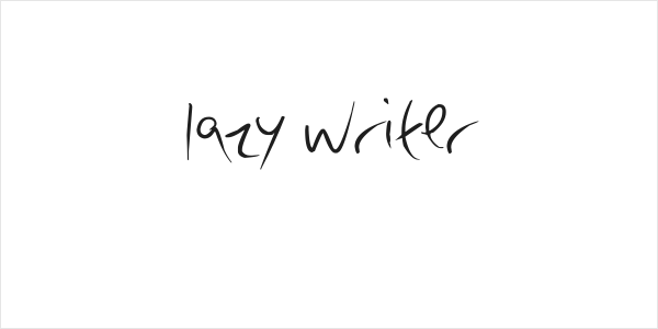 lazy writer Logo