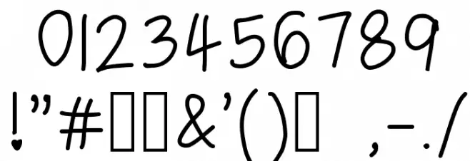 lazyfont Font OTHER CHARS