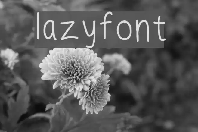 lazyfont Font examples