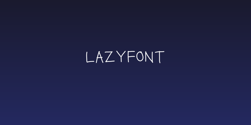 lazyfont Social Header