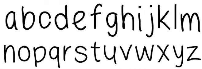 lazyfont Font LOWERCASE