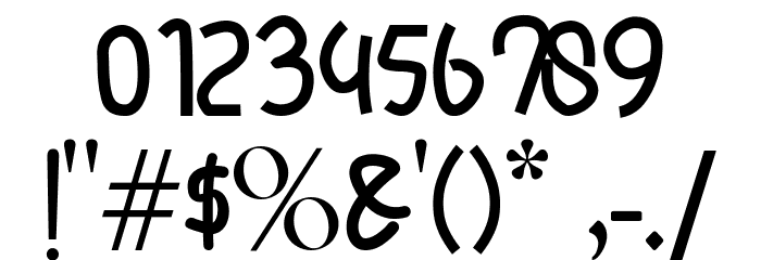 lazytime Font OTHER CHARS