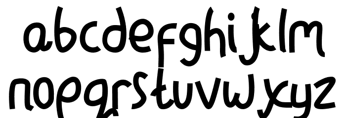 lazytime Font LOWERCASE