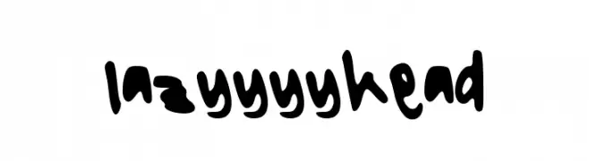 lazyyyyhead  Descarca Fonturi Gratis