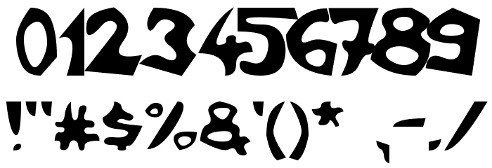 LBC Boom Font OTHER CHARS