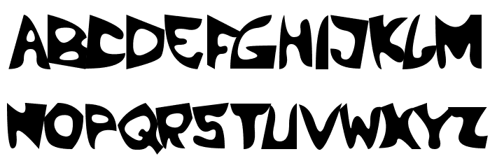 LBC Boom Font LOWERCASE