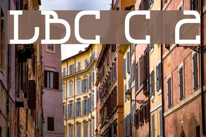 LBC Cool 2 Font examples