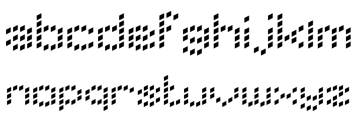 LBC Dots Font LOWERCASE