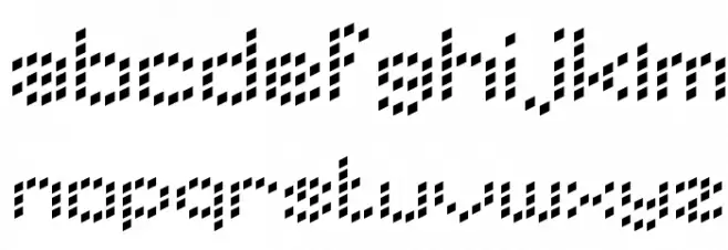 LBC Dots Font Litere mici