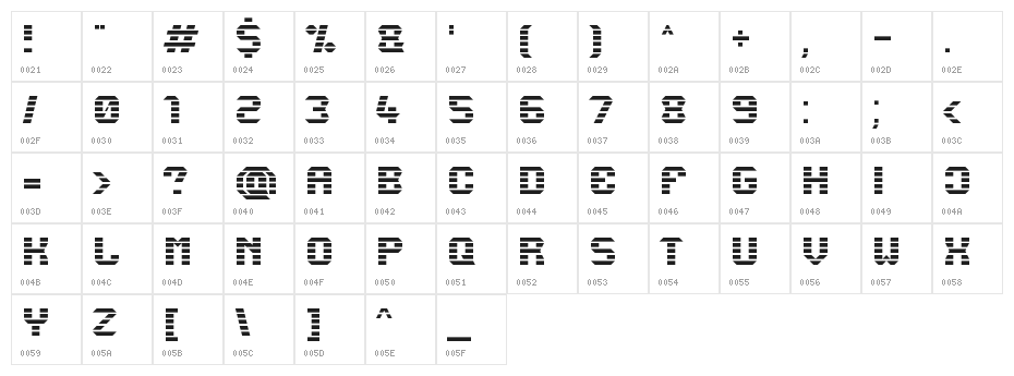 LBC Starlight Character Map