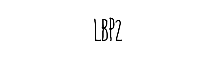 LBP2  لخطوط تنزيل