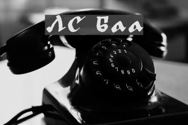 LC Bagira Font examples