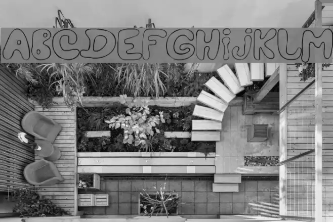 LC Blowzy Font examples