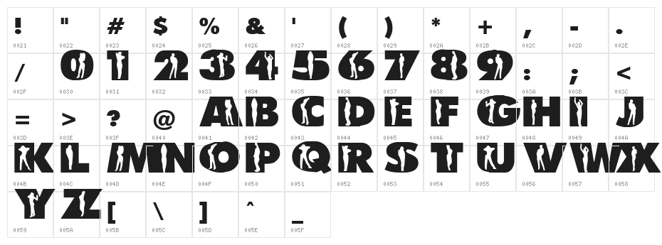 LC Body Character Map