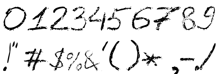 LC Chalk Font OTHER CHARS