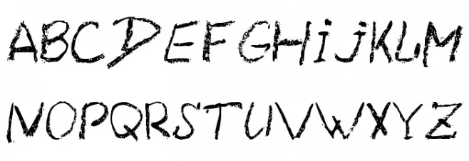 LC Chalk Schriftart Groß
