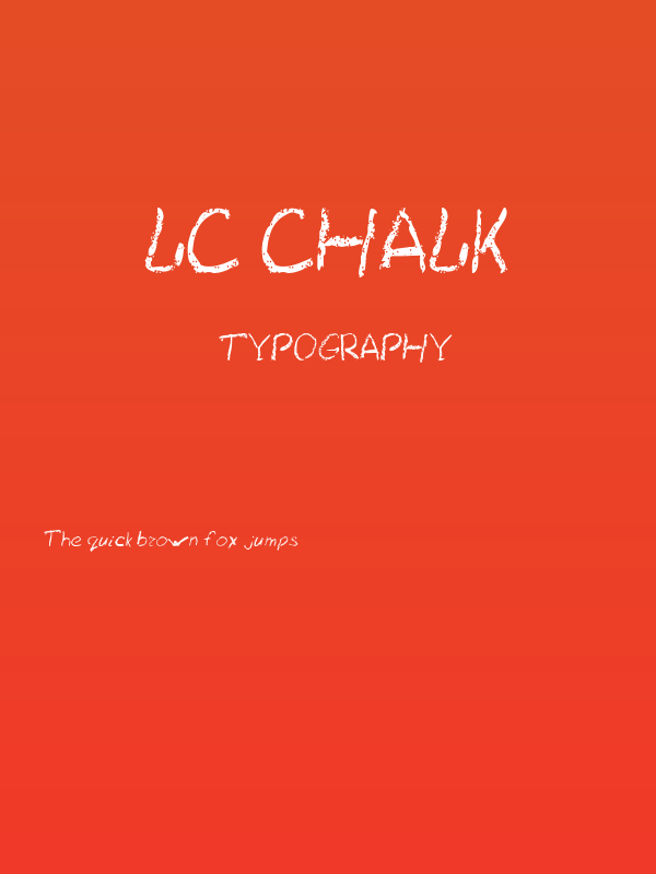 LC Chalk Poster