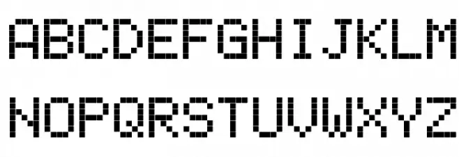 LCD PC Schriftart Groß