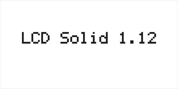 LCD Solid 1.12 Logo