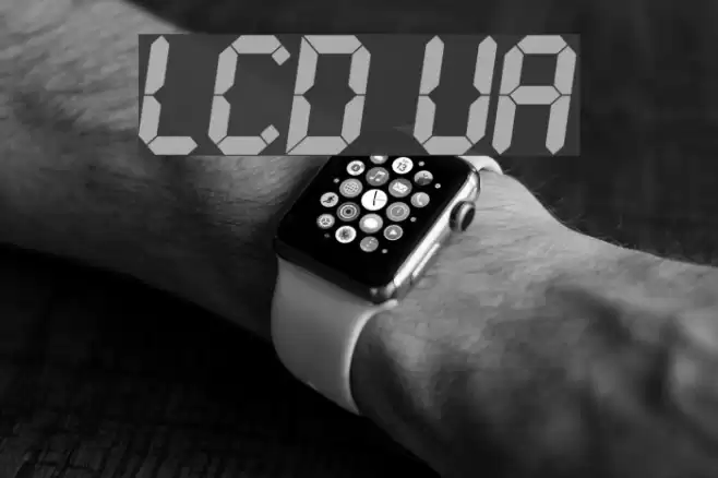 LCD Ultra Font examples