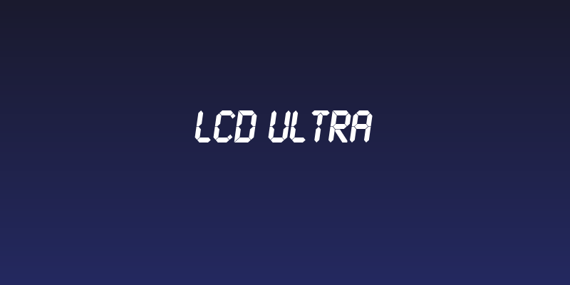 LCD Ultra Social Header