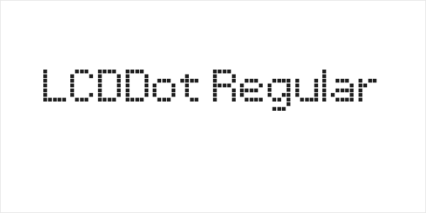 LCDDot Regular Logo