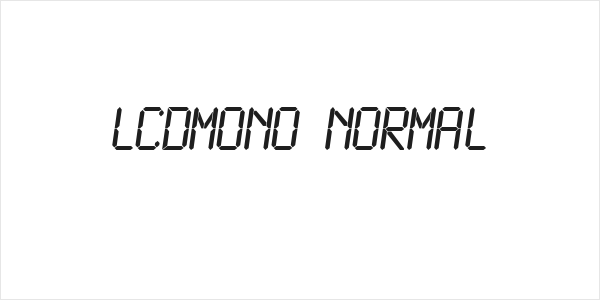 LCDMono Normal Logo