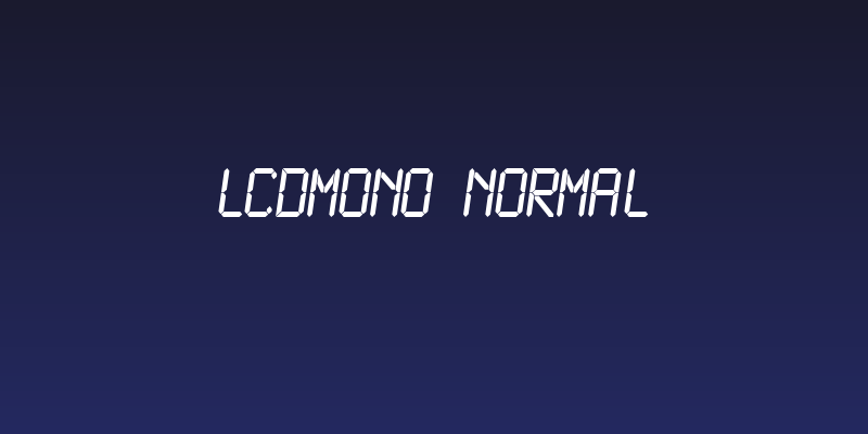 LCDMono Normal Social Header