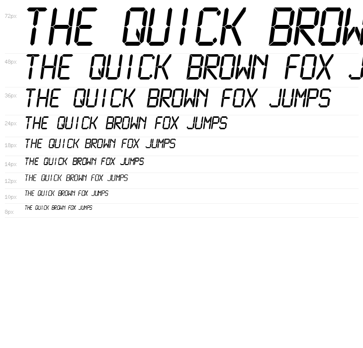 LCDMono Normal Waterfall