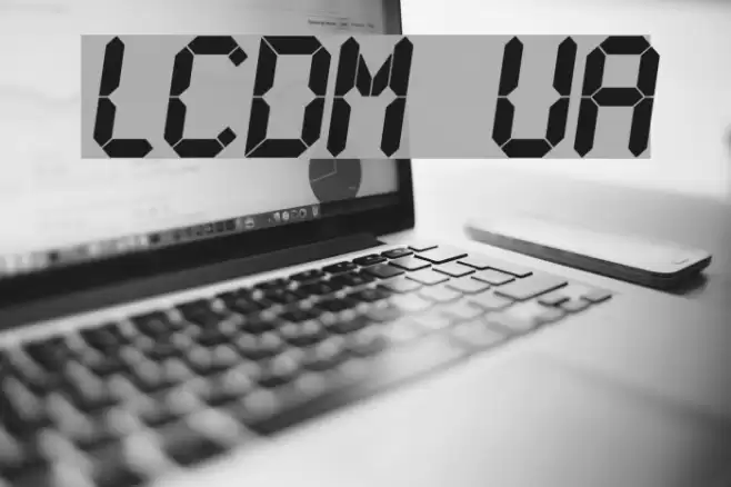 LCDMono Ultra Font examples