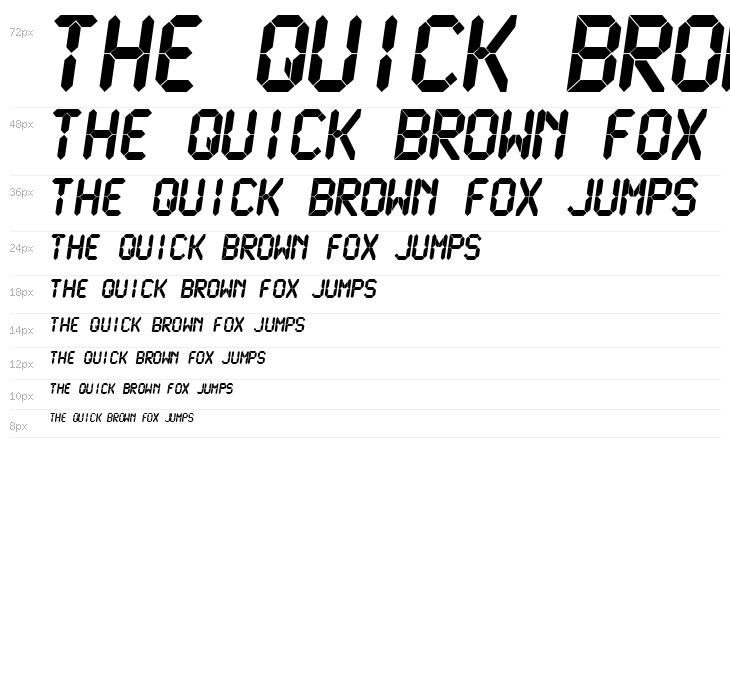 LCDMono Ultra Waterfall