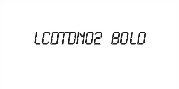 LCDMono2 Bold Logo
