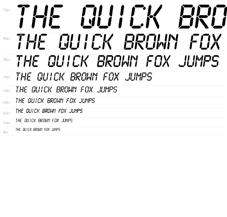 LCDMono2 Bold Waterfall