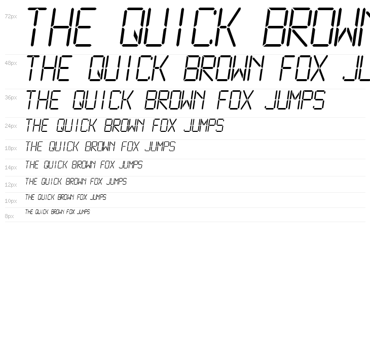 LCDMono2 Light Waterfall